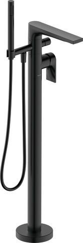 Duravit Tulum by Starck Einhebel-Wannenmischer bodenstehend Schwarz Matt 230x317x894 mm - TU52500000