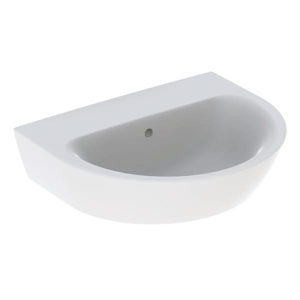 Geberit Renova Waschtisch, 55x45cm o. Hl., m. Überlauf, weiss, KeraTect, 500579018