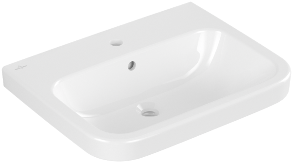 Villeroy & Boch Waschtisch Architectura, 1 Hahnloch, mit Überlauf, WeißAlpin