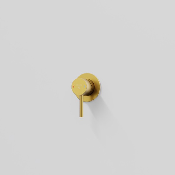 Steinberg Brause-EHM-Batterie, einbaufertig, brushed gold, 100 2250 BG