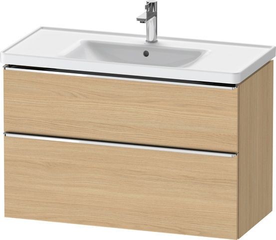 Duravit D-Neo Waschtischunterbau wandhängend Natur Eiche Matt 984x452x625 mm - DE4356010300000