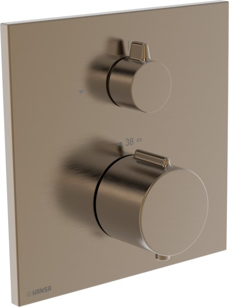 Hansa Sichtteil f. einen Abgang, HANSAEASYTHERM 8113 Rosette eckig Bronze, 8113926281
