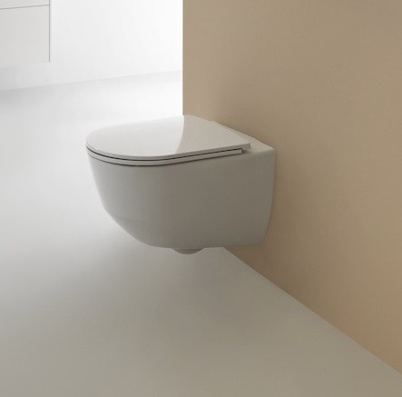 LAUFEN Wand-WC LAUFEN Pro 360x530, weiß mit LCC, Tiefspüler, spülrandlos, 82096.6, 8209664000001