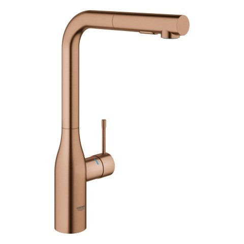 GROHE Küchenarmatur Essence 30504 auszb. Spülbrause warm sunset gebürstet, 30504DL0