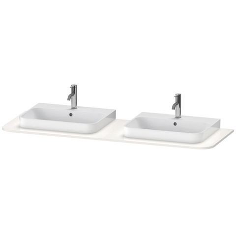Duravit Happy D.2 Plus Konsole Weiß Hochglanz 1600x550x16 mm - HP032HB2222