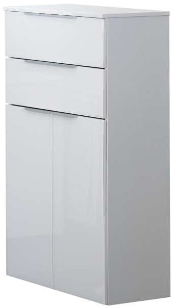 Fackelmann KARA White Midi-Schrank weiß 61x106,5x32 2T/2S, 80926