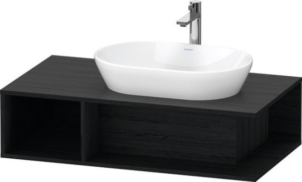 Duravit D-Neo Konsolenwaschtischunterbau wandhängend Eiche Schwarz Matt 1000x550x260 mm - DE49590161