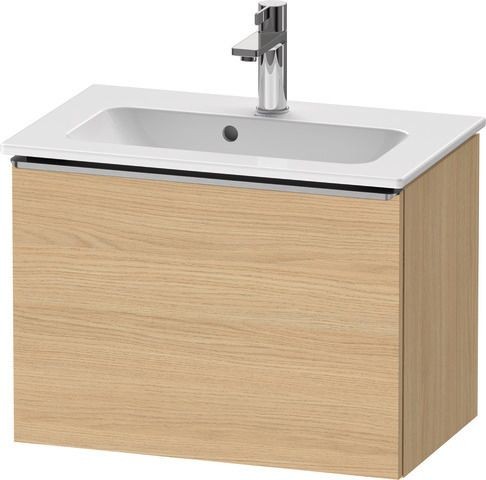 Duravit D-Neo Waschtischunterbau wandhängend Natur Eiche Matt 610x372x440 mm - DE4268070300000