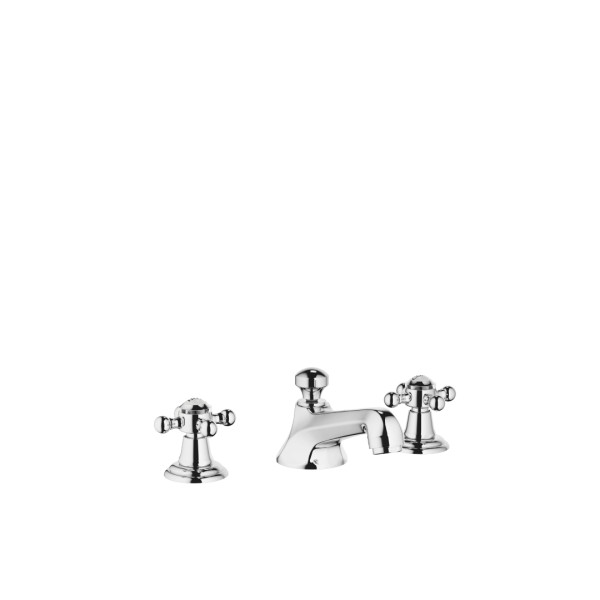 Dornbracht Waschtisch-Dreilochbatterie mit Ablaufgarnitur MADISON 20700360 Chrom