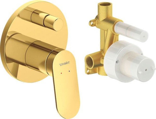 Duravit Wave Einhebelmischer Unterputz-Set Rostte