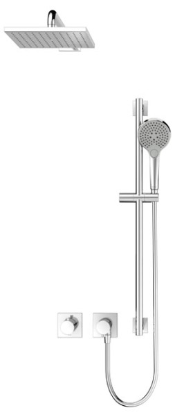 Keuco Brause-Set 10 IXMO Sets 59653 eckig,