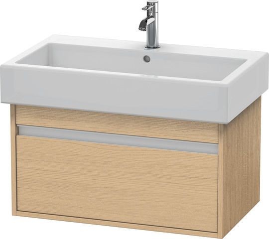 Duravit Ketho Waschtischunterbau wandhängend Natur Eiche Matt 750x440x410 mm - KT668703030