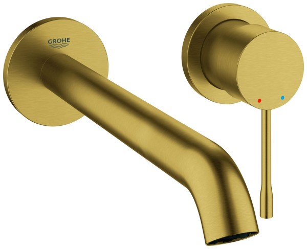 GROHE 2-Loch Waschtischarmatur Unterputz Essence Ausld. 230mm cool sunrise gebürstet, 29193GN1