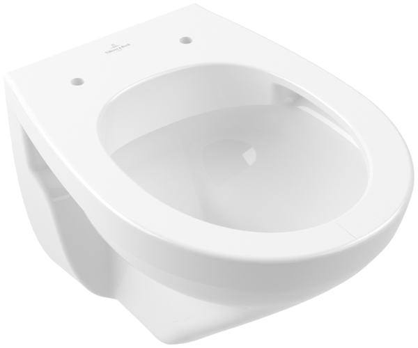 Villeroy & Boch O.novo Tiefspül-WC Compact spülrandlos, mit DirectFlush, Weiß Alpin