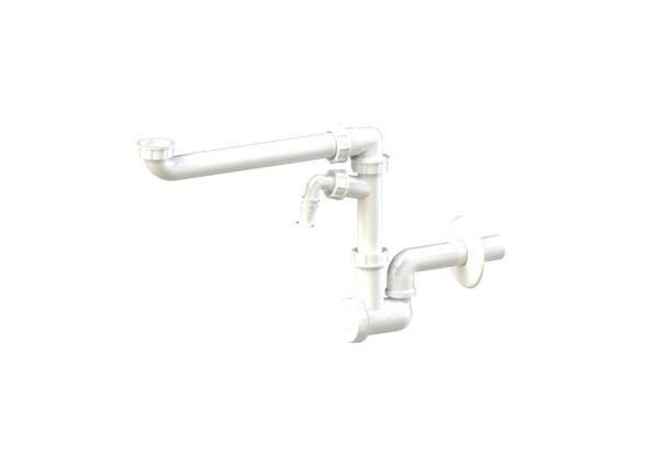 Dallmer Waschtisch-Möbel-Siphon 137/1, 1 1/4" x DN 40, 051028