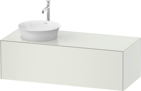 Duravit White Tulip Konsolenwaschtischunterbau wandhängend Weiß Seidenmatt 1300x550x408 mm - WT4977L