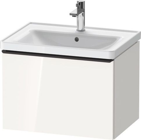 Duravit D-Neo Waschtischunterbau wandhängend Weiß Hochglanz 634x452x440 mm - DE42540BD220000