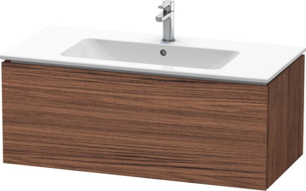Duravit L-Cube Waschtischunterbau wandhängend Nussbaum dunkel Matt 1020x481x400 mm - LC614202121