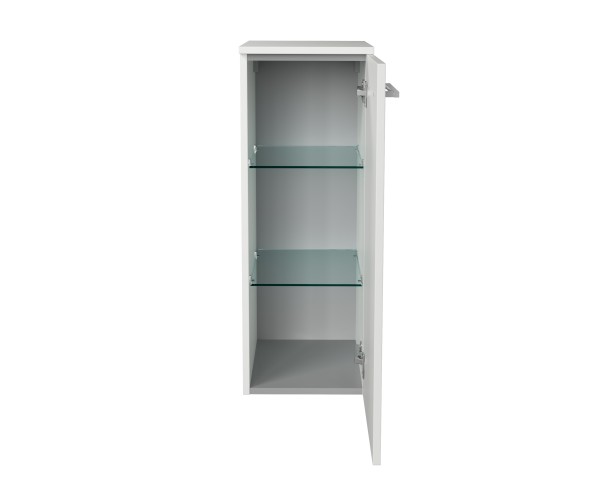 Fackelmann B.style Midi-Schrank re 302x825x320 weiß/weiß 1T, 84443