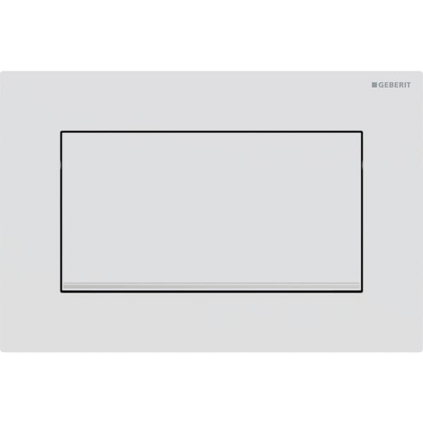 Geberit Geberit Betätigungsplatte Sigma30 für Spül-Stopp-Sp. verschraubbar weiß matt, 115893JT1