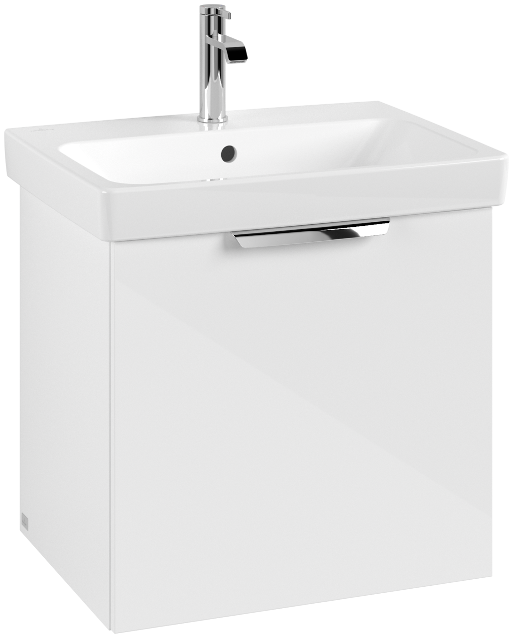 Villeroy & Boch Set LineUp 600mm mit Spiegel Glossy White S00802DHR1