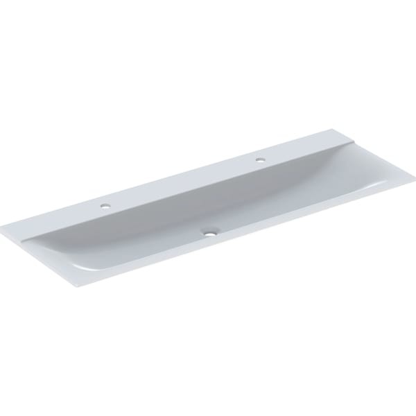 Geberit Xeno2 Möbelwaschtisch, 140x48cm zwei Hl., ohne Überlauf, weiss-alpin, 500277001