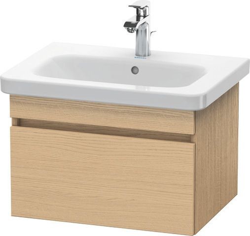 Duravit DuraStyle Waschtischunterbau wandhängend Natur Eiche Matt 580x448x398 mm - DS638003030