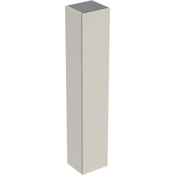 Geberit Renova Plan Hochschrank mit einer Tür: 33x180x29.8cm, sandgrau / lackiert, 504045DB1