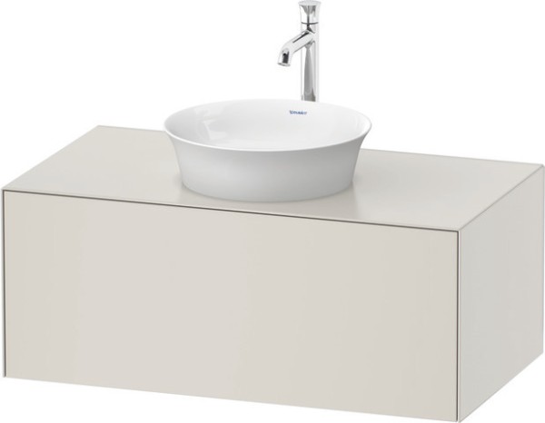 Duravit White Tulip Konsolenwaschtischunterbau wandhängend Nordic Weiß Seidenmatt 1000x550x408 mm -