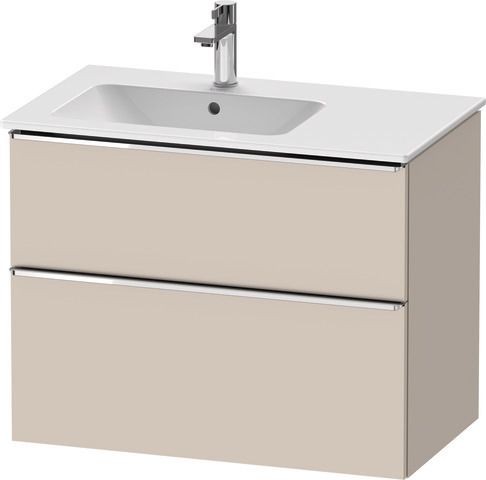 Duravit D-Neo Waschtischunterbau wandhängend Taupe Matt 810x462x625 mm - DE4366010910000