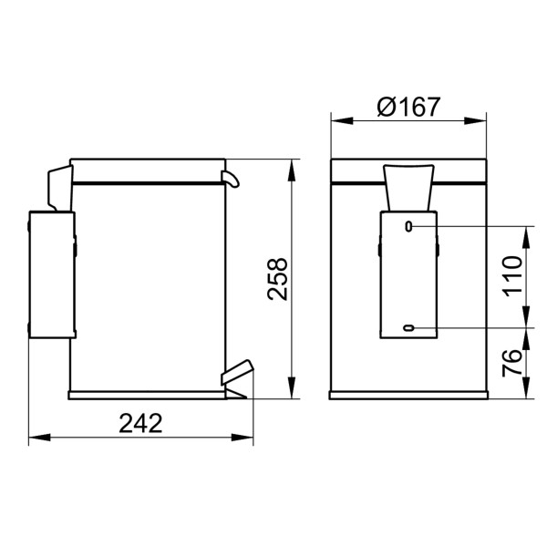 Keuco Hygieneabfallsammler Plan 14977,