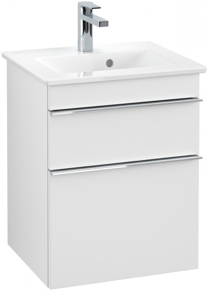 Villeroy & Boch Waschtischunterschrank Venticello A92201MS, B:466, H:590, T:426mm, Weiß Matt