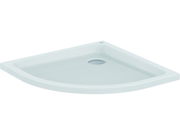 Ideal Standard Viertelkreis-Brausewanne Hotline Neu B:800, T:800, H:80mm, Weiß K277901