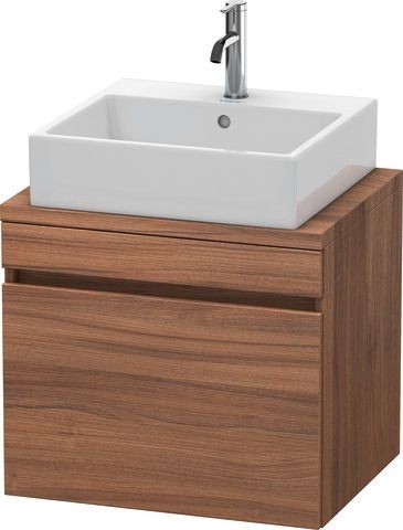 Duravit DuraStyle Konsolenwaschtischunterbau wandhängend Nussbaum Matt 600x478x512 mm - DS530007979