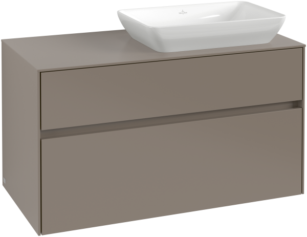 Villeroy & Boch Waschtischunterschrank Collaro C111B0 1000x548x500mm m. Bel. 2 Ausz. Waschtisch re V