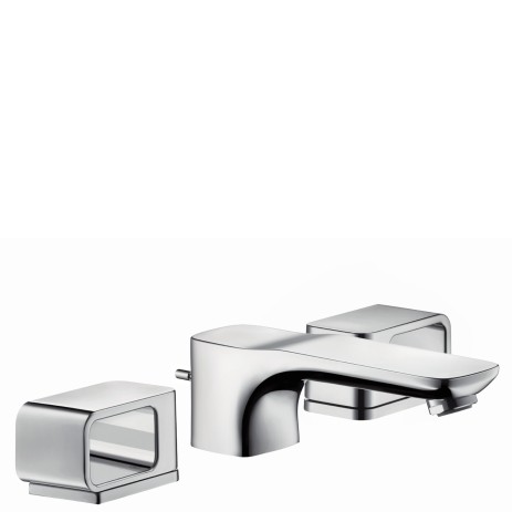 Hansgrohe 3-Loch Waschtischarmatur Axor Urquiola Standmodell chrom ohne Platte, 11041000