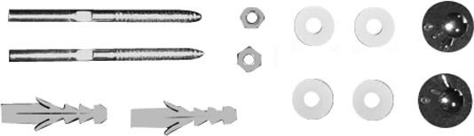 Duravit Befestigung 130x130x25 mm - 0067131000