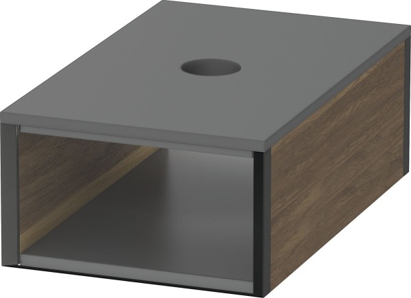 Duravit XSquare Schütte Amerikanischer Nussbaum Matt 100x160x55 mm - XS994807777