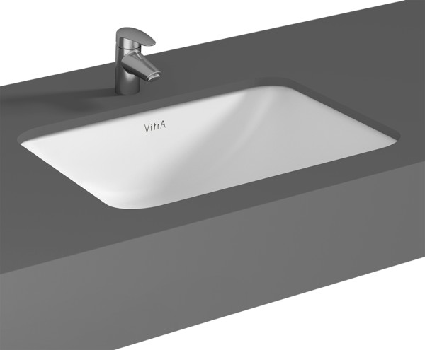 VitrA Unterbauwaschtisch VitrA S20 480 x, 360 mm ohne Hahnloch weiss, 5339B003-0012