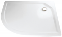 HSK Acryl HSK Acryl Viertelkreis-Duschwanne super-flach 120 x 90 x 3,5 cm, ohne Schürze