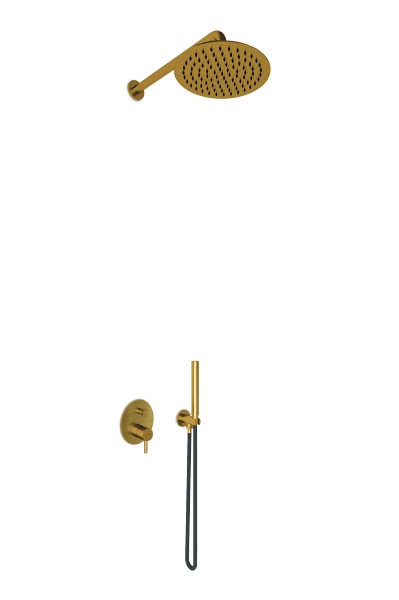 JEE-O Slimlime Shower Set 03, PVD gold matt, 800-6445