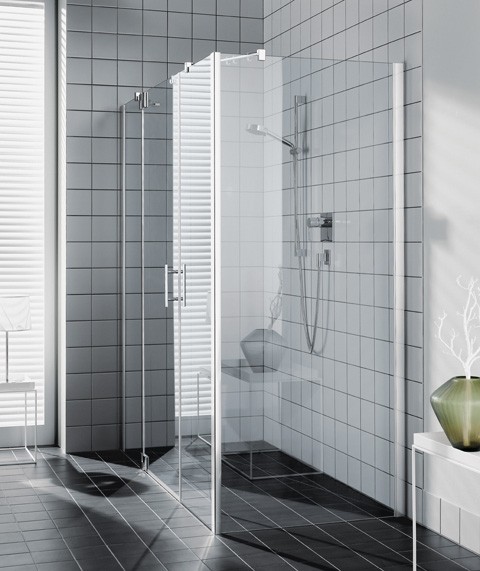 Kermi Seitenwand Filia XP UWD 1030x2000, silber hochglanz, ESG klar mit KermiClean, FXUWD