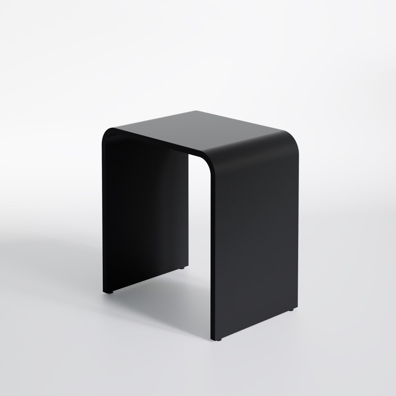 Steinberg Schwarz Hocker 4307000S 400X300x430mm, Aus Mineostone, - Image 4