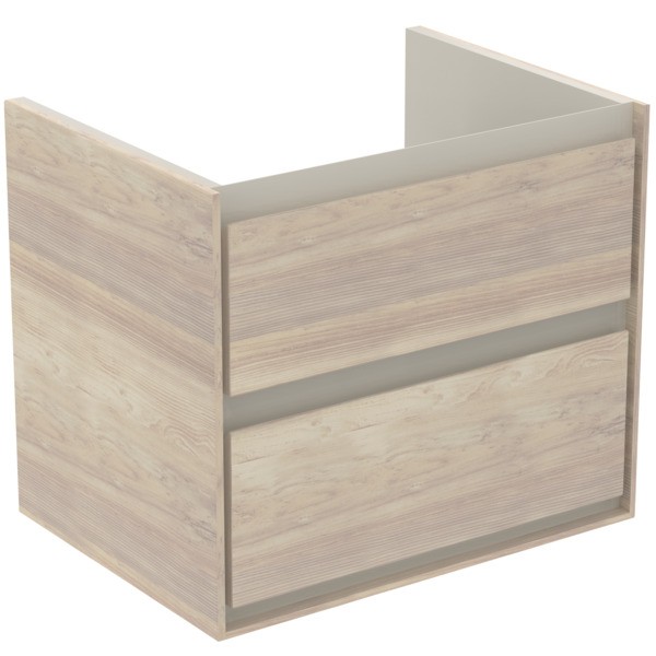 Ideal Standard MWT-Unterschrank CONNECT AIR,2 Ausz., 600x440x517mm, Pinie hell Dek.u.Brn.matt, E0818