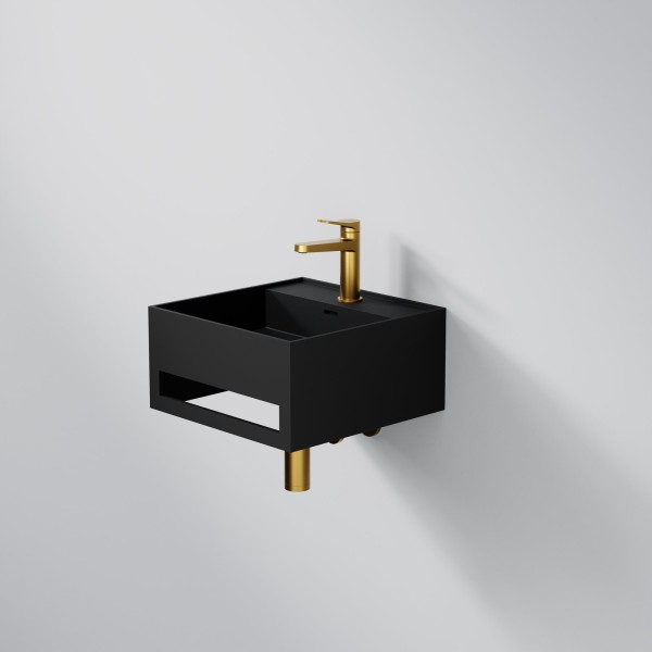 Steinberg Serie 443 Waschtisch Wandwaschtisch aus Mineo Stone, 443 7250 S