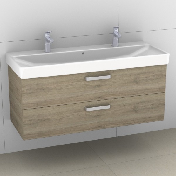 Artiqua 413 Waschtischunterschrank für Smyle Square 500253, 500225 (ehem. 120520, 120523) Sanremo Ei 413-WU2L-K148-7144-428