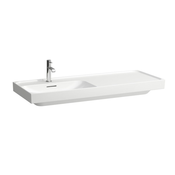 LAUFEN Waschtisch MEDA 460x1200x160 Ablage rechts 3 Hl. o.Ül. Weiß, H8171100001581
