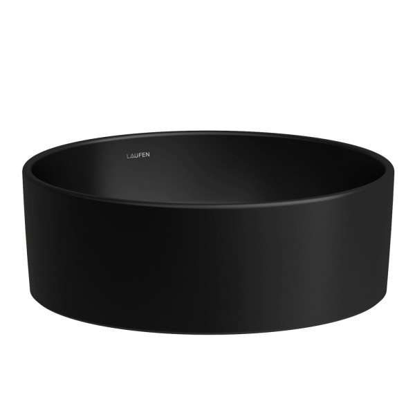 Laufen Waschtisch-Schale SAVOY 420x420x150 rund o. Hl. o.Ül. schwarz matt, H8129427161121