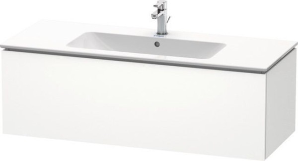Duravit L-Cube Waschtischunterbau wandhängend Weiß Supermatt 1220x481x400 mm - LC614308484
