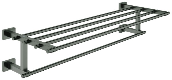 GROHE Multi-Badetuchhalter Essentials Cube 40512_1 558mm hard graphite geb., 40512AL1